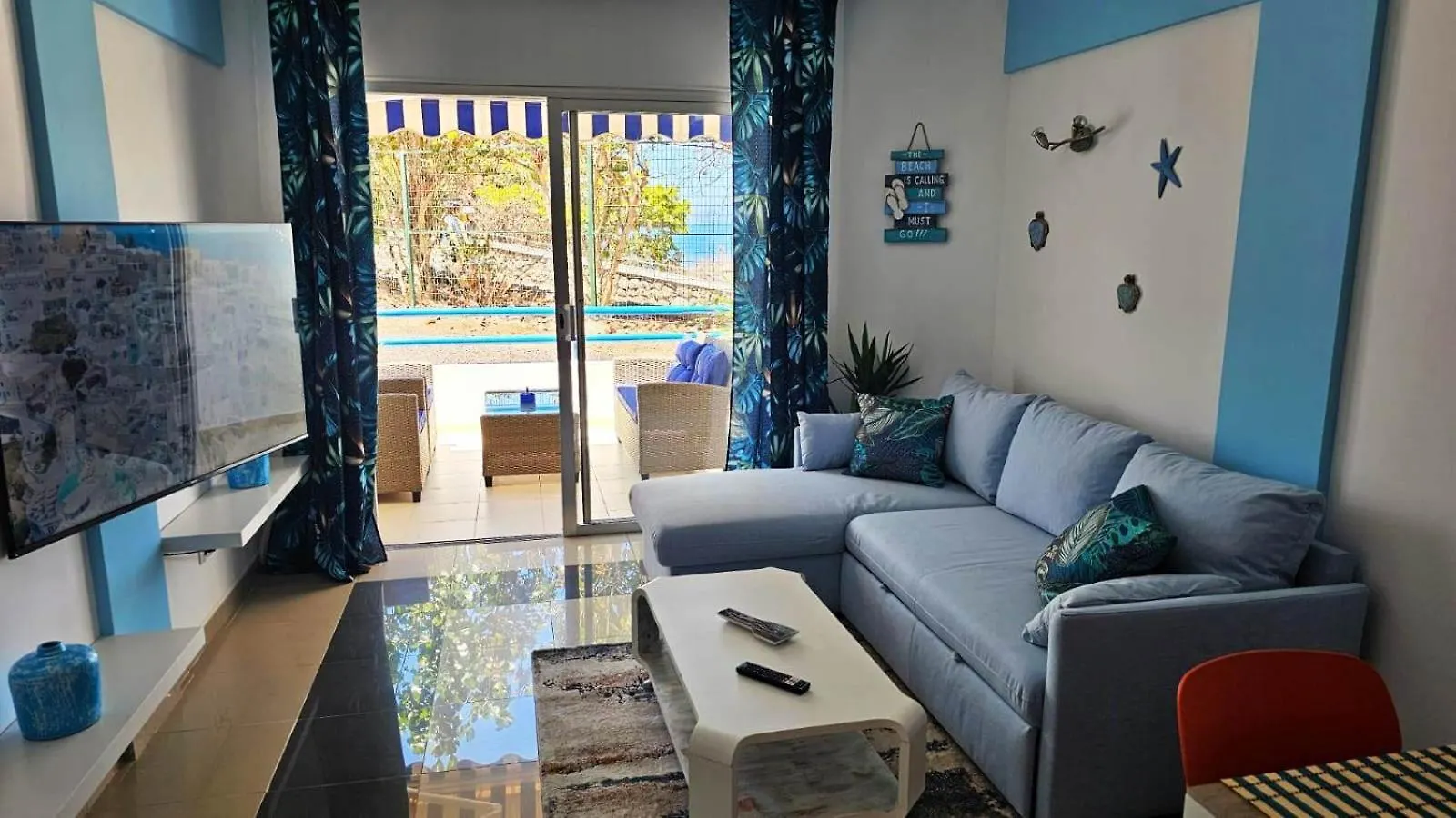 Blue Bay Paradise - Beach Front Apartment With Sea View Playa Paraiso