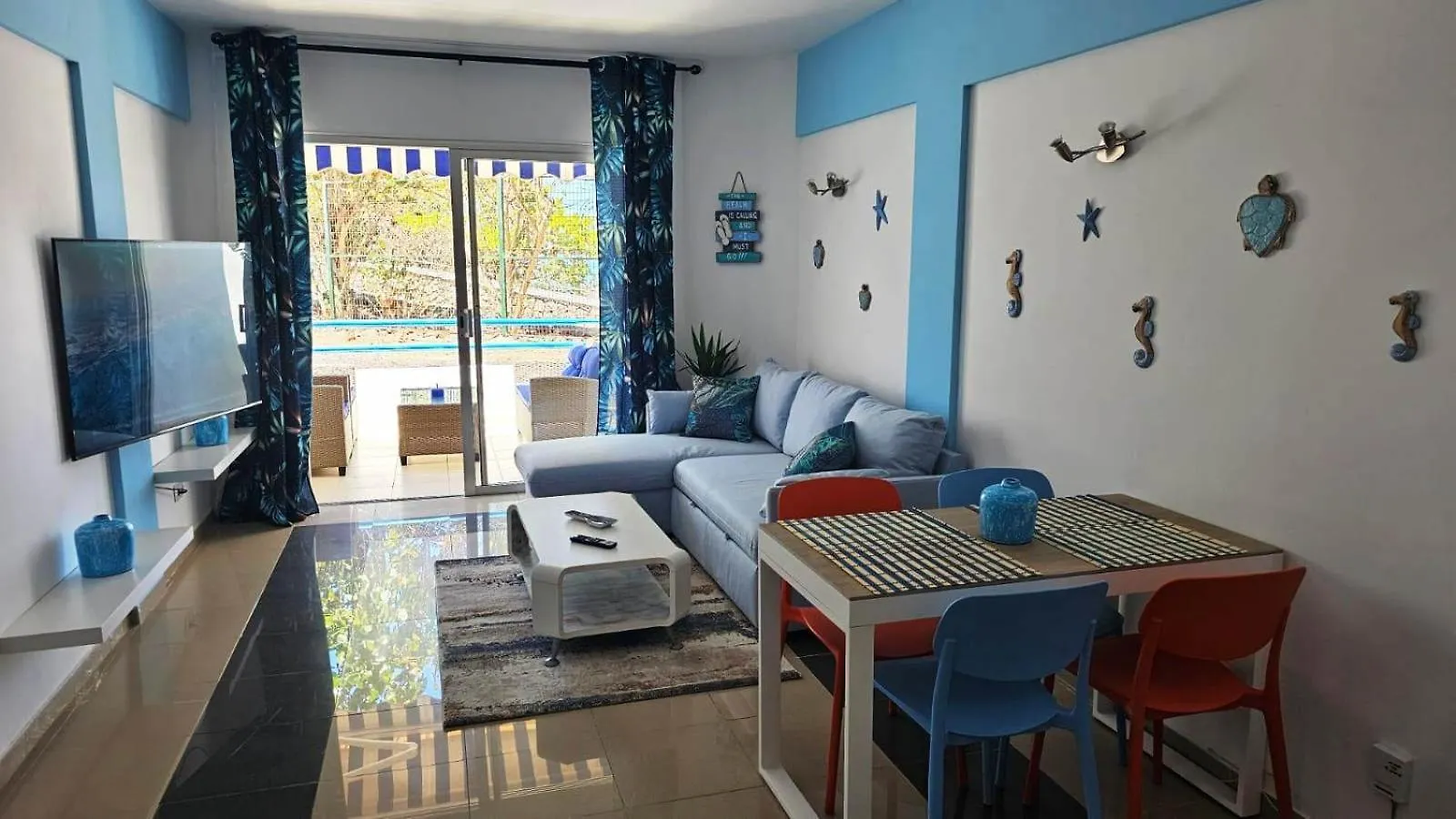 Blue Bay Paradise - Beach Front Apartment With Sea View Playa Paraiso